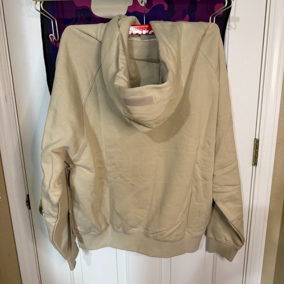 Fear of God Essentials 1977 “Wheat” Hoodie. Brand New. Heavyweight Small. SS22 - Picture 3 of 14